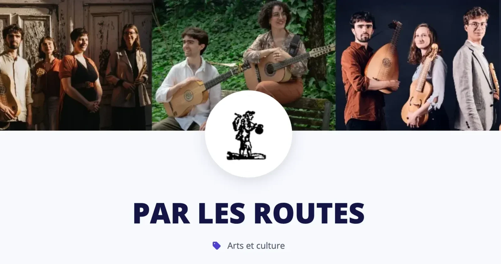 Capture d'écran de la page Hello Asso Par les routes